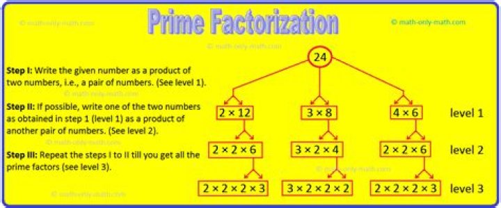 What is prime factor and example?