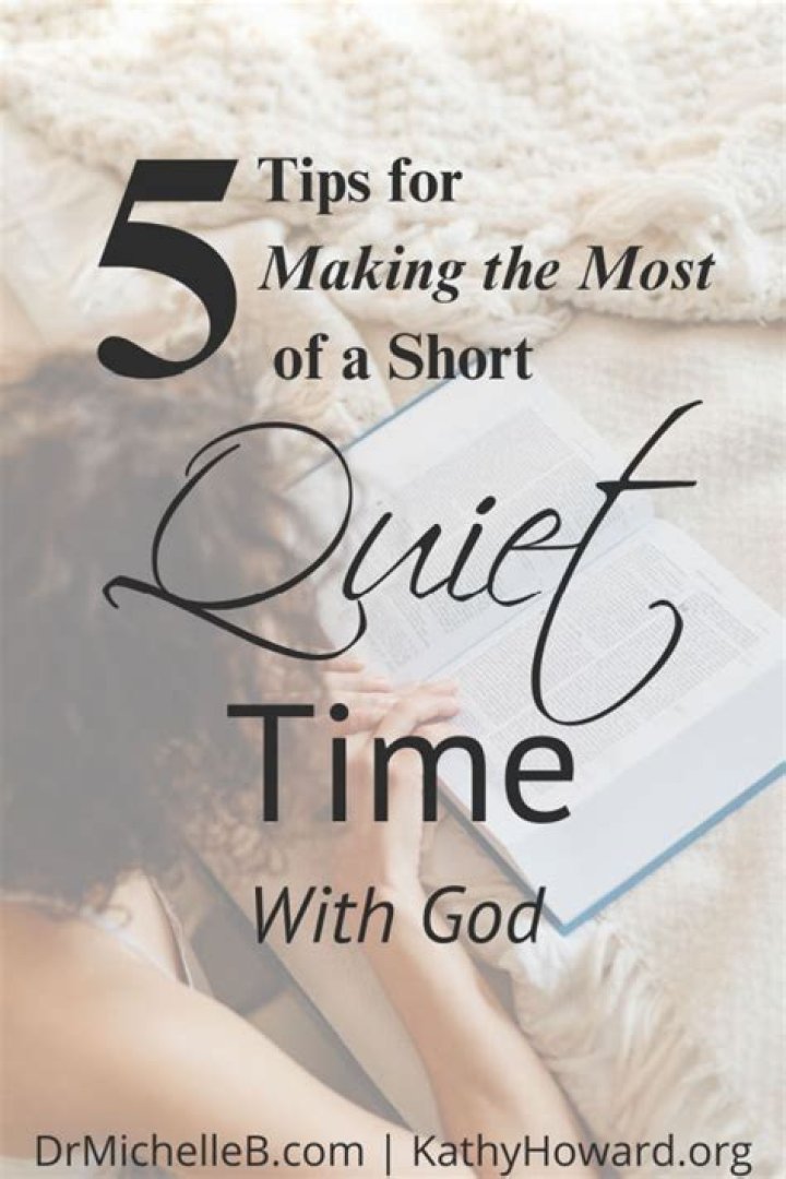 What is quiet time and why is it important?