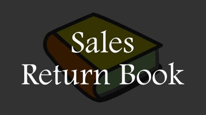What is sales return book used for?