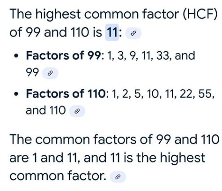 What is the common factor of 99?