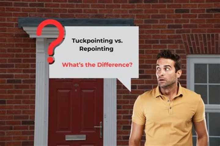What is the difference between tuckpointing and repointing?