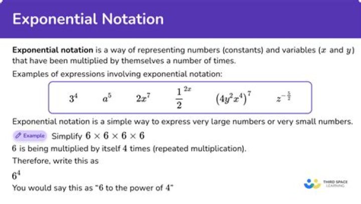 What is the exponential notation of 84?
