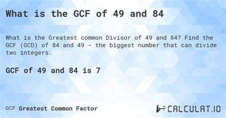 What is the GCF 63 and 45?