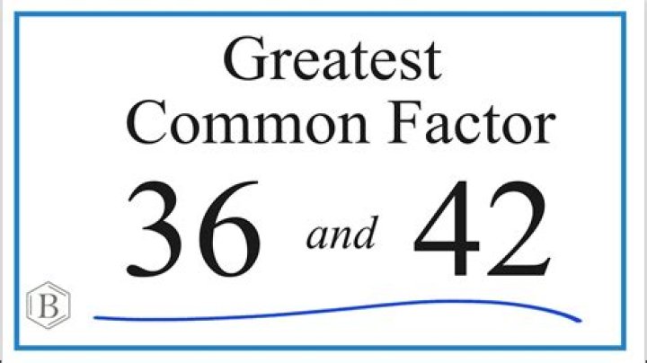 What is the least common factor for 36 and 45?
