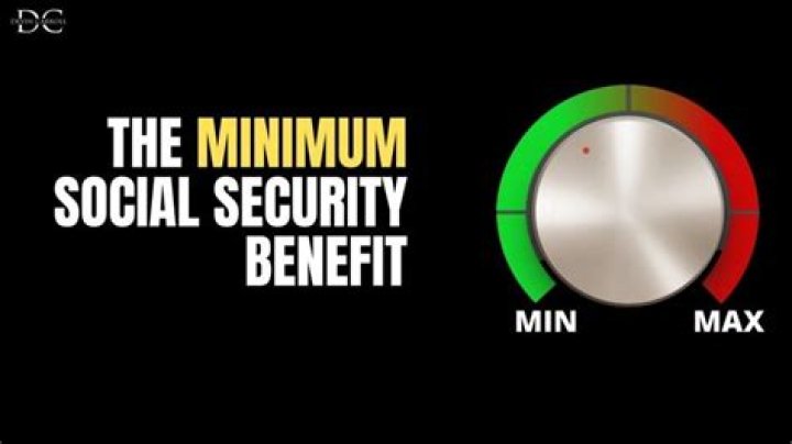 What is the minimum Social Security benefit for 2020?
