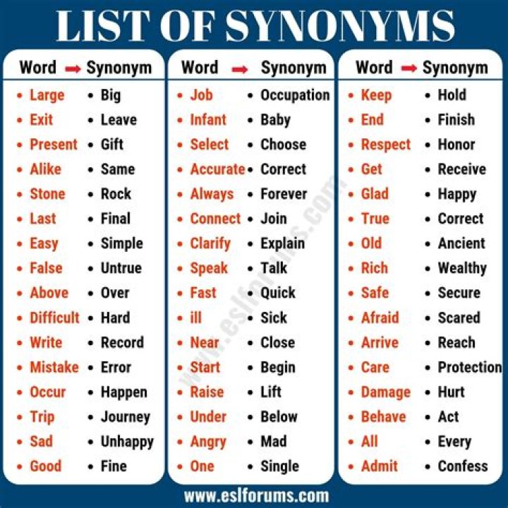 What is the synonym of chapter?