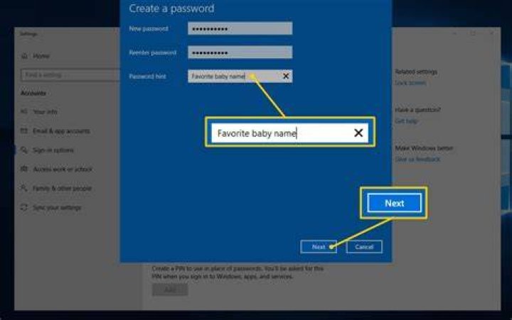 What is user name password?