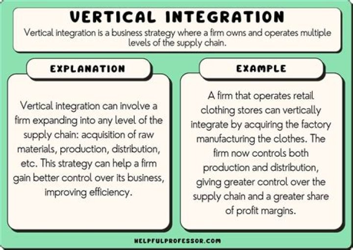 What is vertical integration with example?