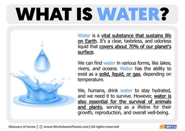 What is water constant?