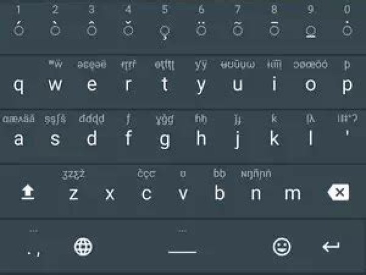 What keyboard layout is South Africa?