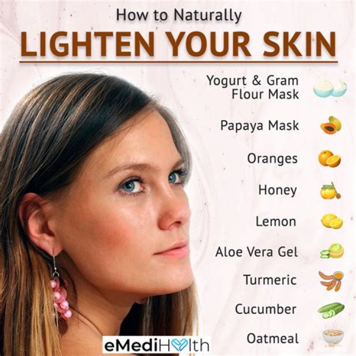What lightens skin?