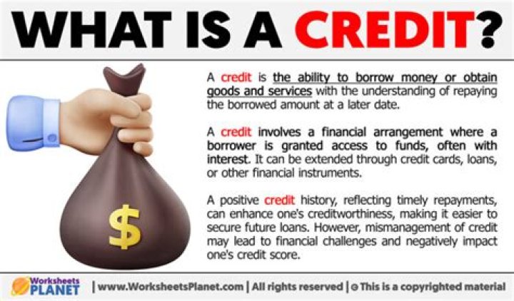What means extended credit?