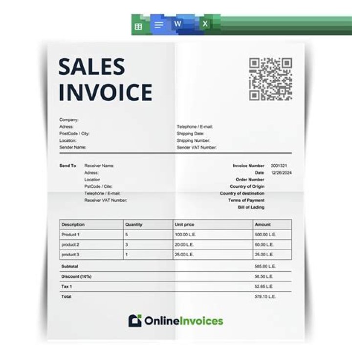 What means sales invoice?