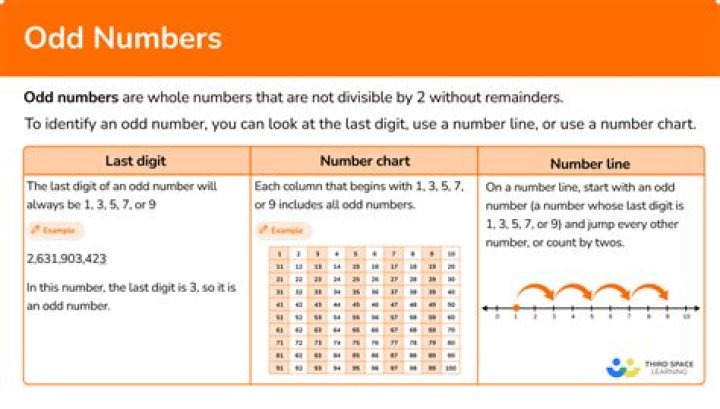 What numbers are odd multiples?