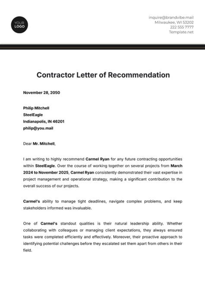 What should I require from a contractor?