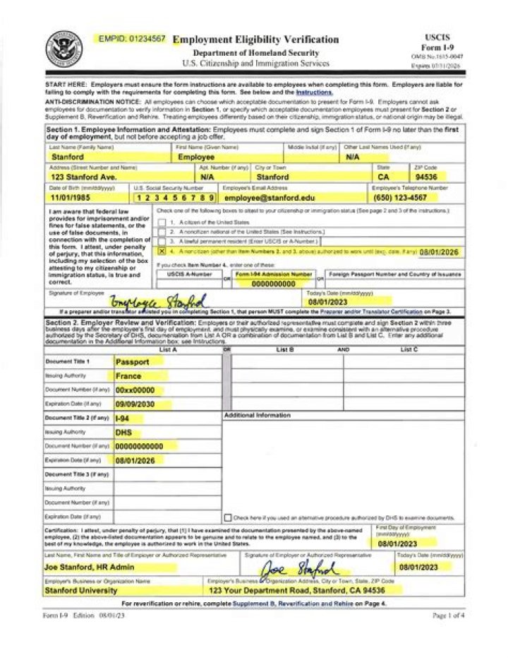 What tax form should H1B holders use?