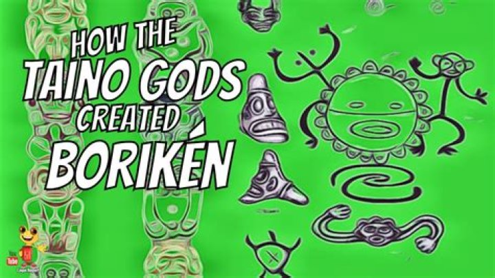 What three things did the Tainos worship?