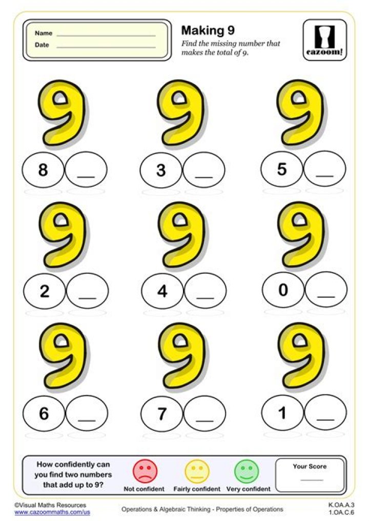 What two numbers make a sum?