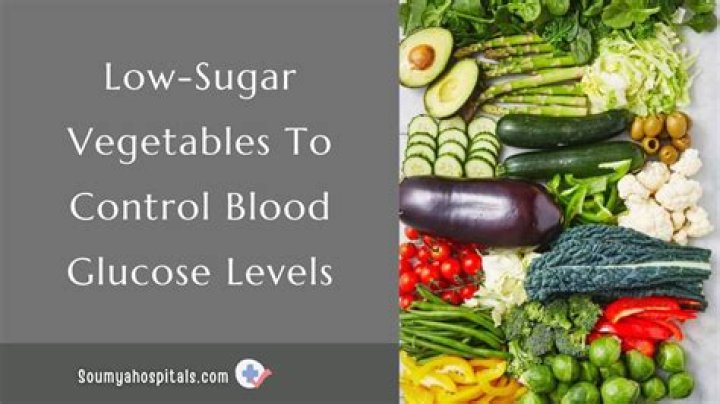 What vegetable causes high blood sugar?