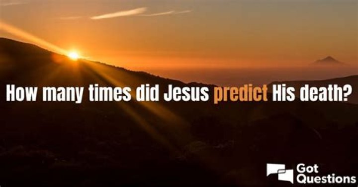 What verse did Jesus predict his death for the second time?