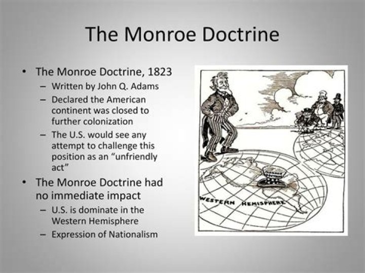 What was the main change between the Monroe Doctrine?