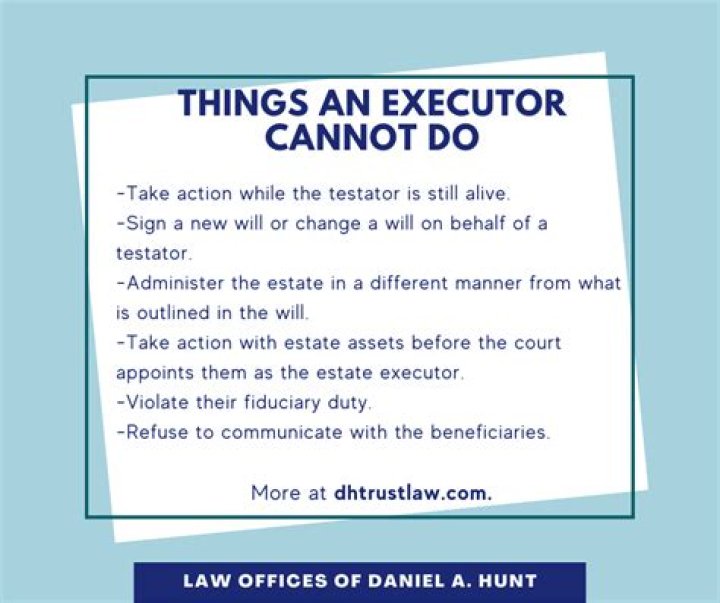 What works against an executor?