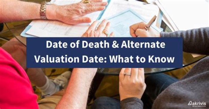 When can alternate valuation date be used?