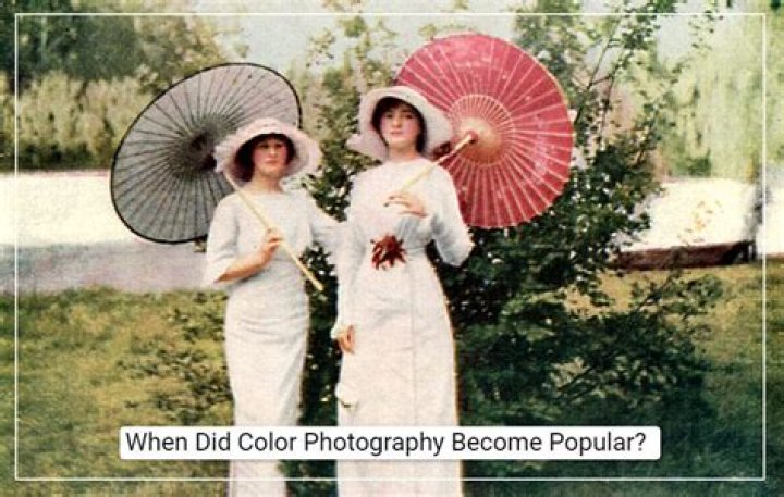 When did photography become established?