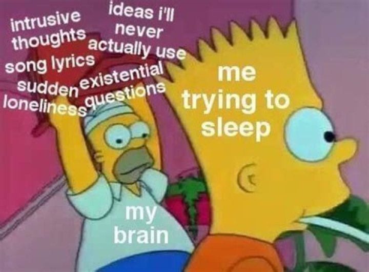 When I try to sleep my brain keeps thinking?