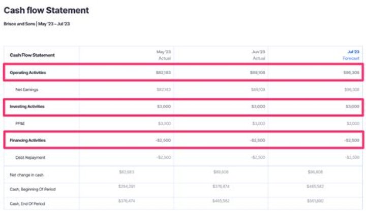 Where do distributions go on statement of cash flows?