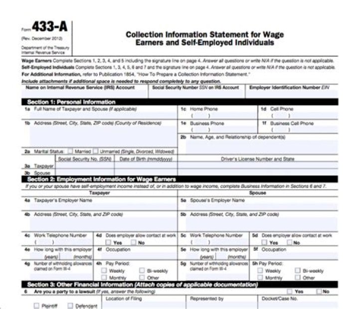 Where do I send my 433D form?