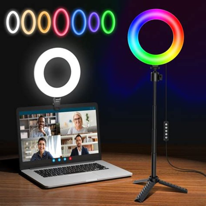 Where should a Zoom ring light be placed?