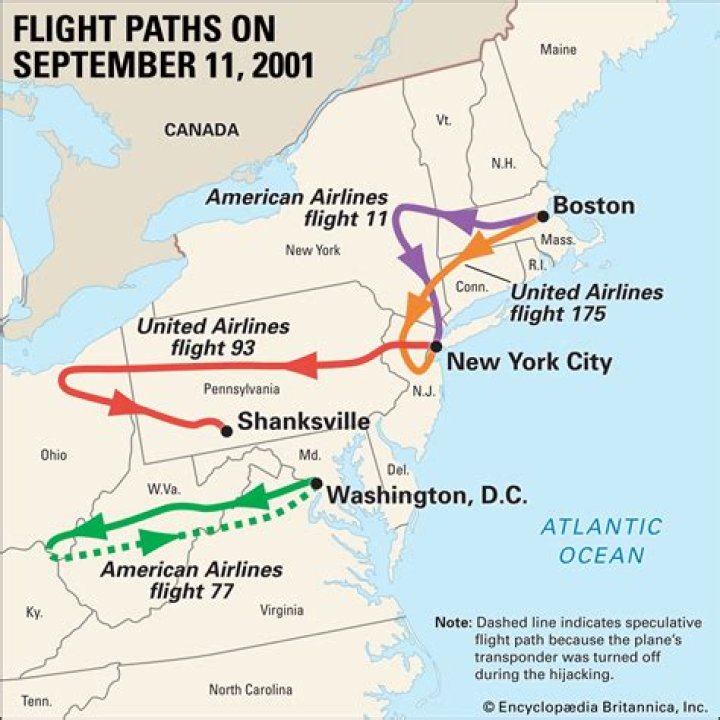 Where was Flight 77 headed?