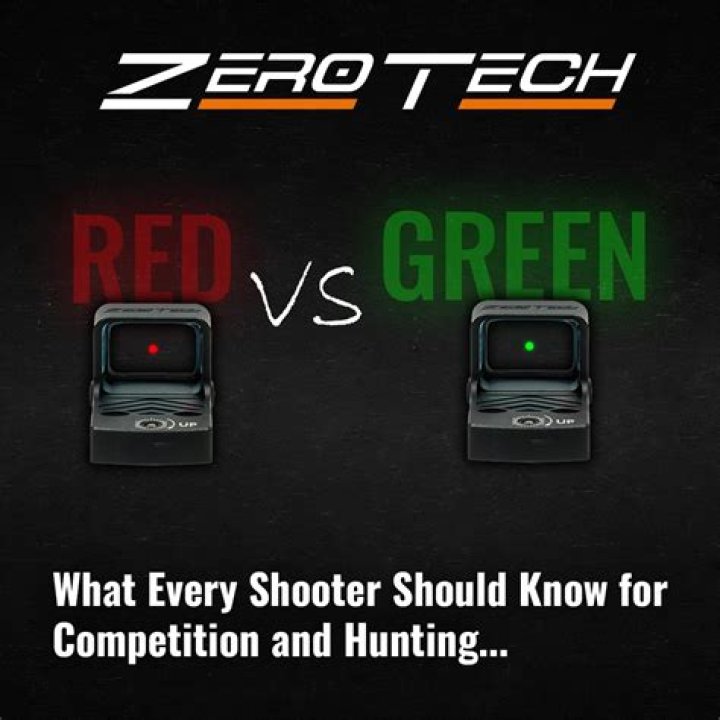 Which is better red dot or green dot?