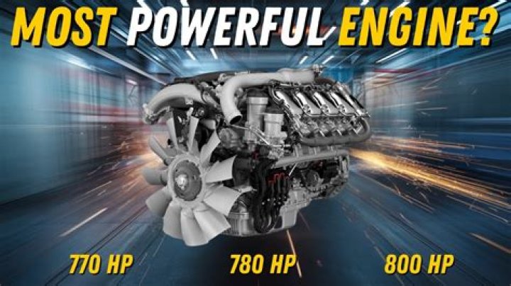 Which is the most powerful V6 engine?