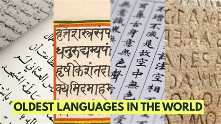 Which is the oldest language In world?