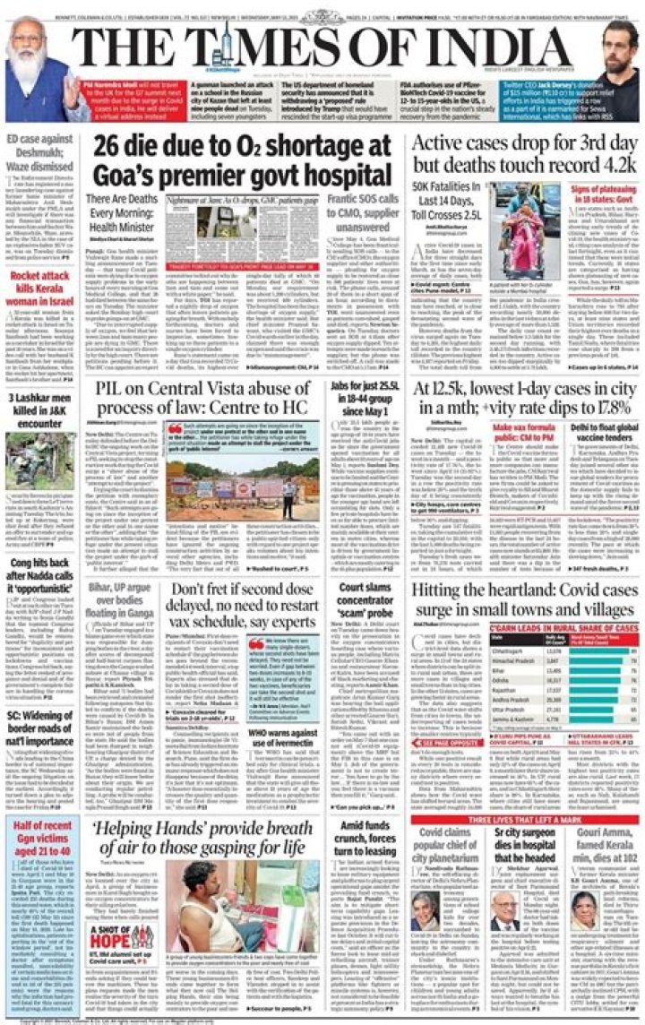 Which state has no newspaper in India?