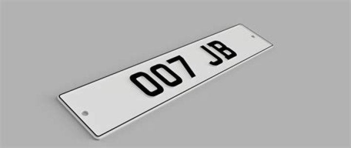 Who owns 007 number plate?