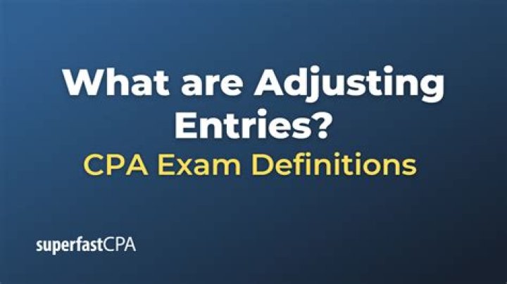 Why are adjusting entries necessary quizlet?