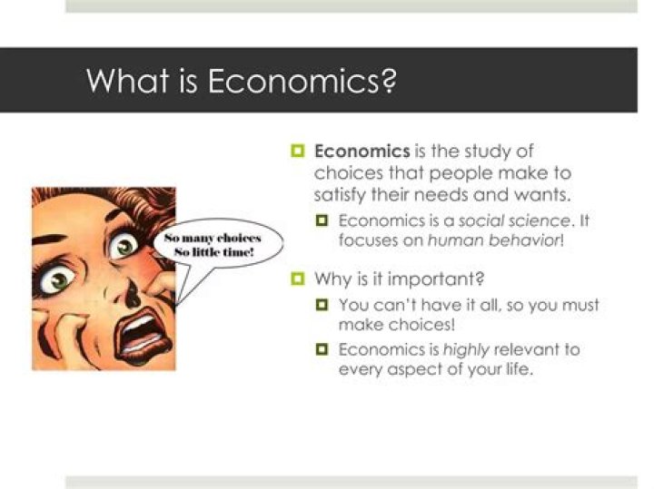 Why are economics so important?