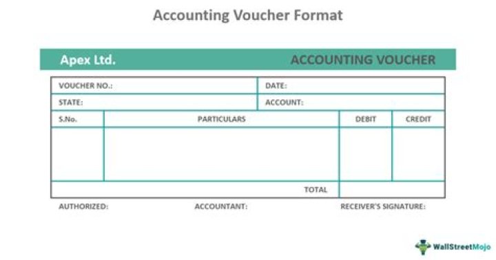 Why are vouchers prepared?