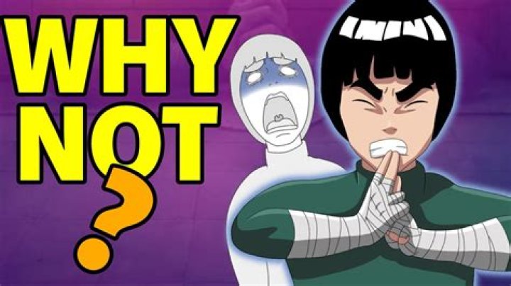 Why can't Might Guy use ninjutsu?