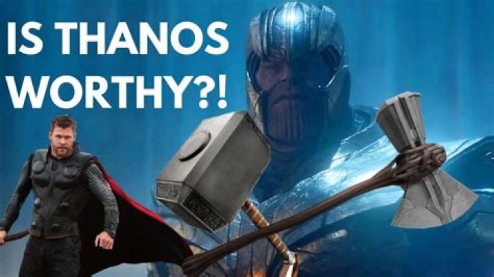 Why can Thanos hold Mjolnir?