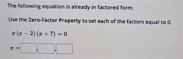 Why can you set both factors equal to zero?