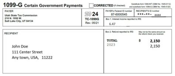 Why did I get a 1099-G refund?