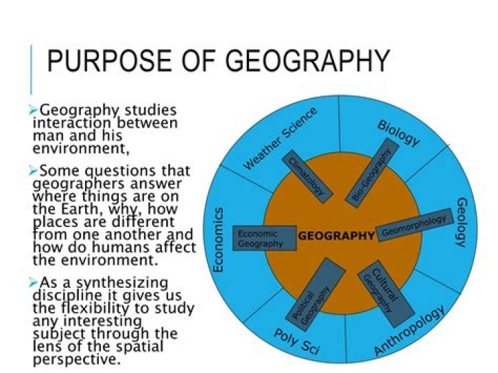 Why do geographers study economics geography?