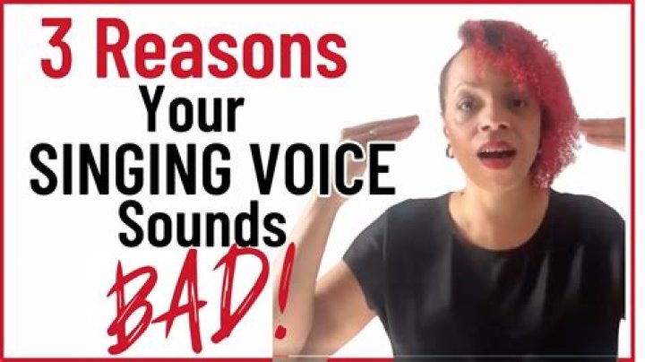 Why do I sound terrible when I sing?