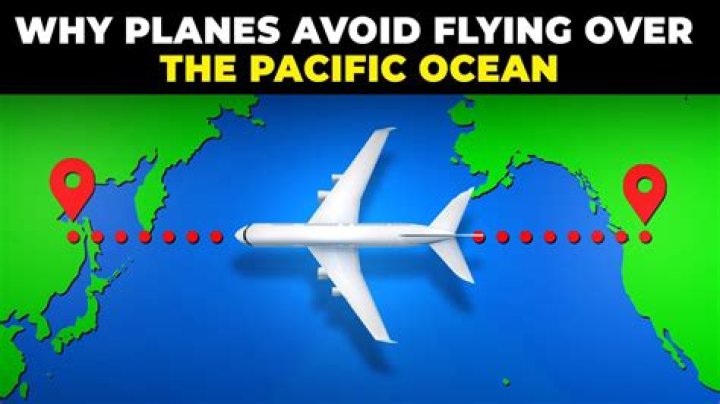 Why do planes not fly directly over the Atlantic Ocean?