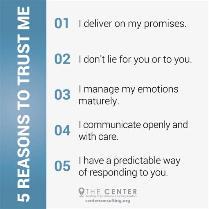 Why do you trust someone?
