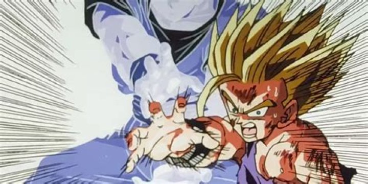 Why does Gohan use Kamehameha with one hand?